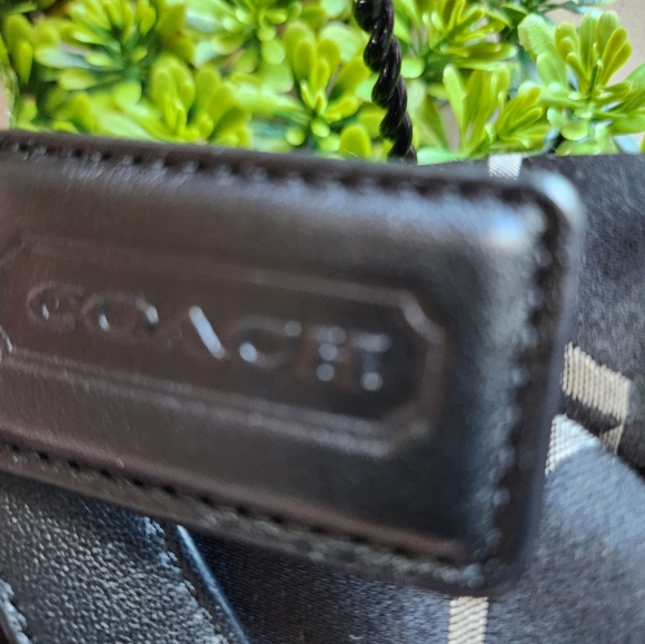 NWOT Coach Kristin Signature Black Crossbody Satchel - Picture 9 of 12